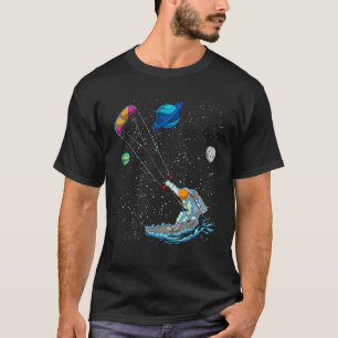 Camiseta Astronauta Pipa Kiteboarding Kitesurfing Surf Retr