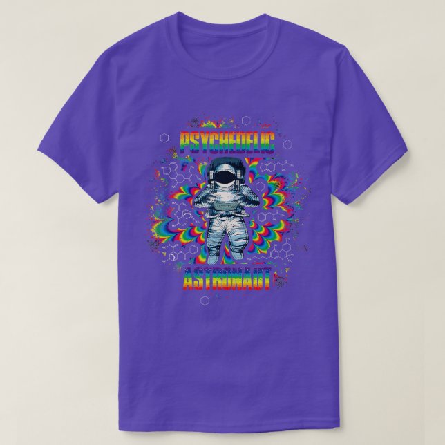 Camiseta Astronauta Psicodélico (Frente do Design)