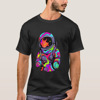 Camiseta Astronauta Psicodélico - Festival de Verão Trippy