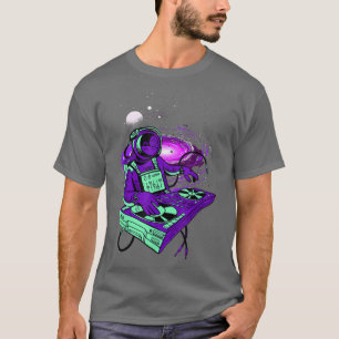 Camiseta Astronauta Psicodélico Música DJ Mier Psytrance Te