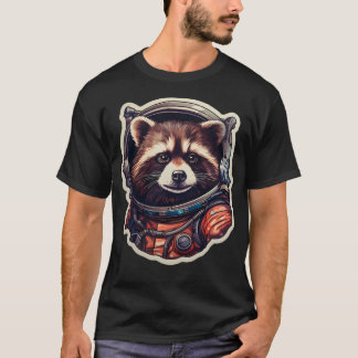 Camiseta Astronauta Raccoon
