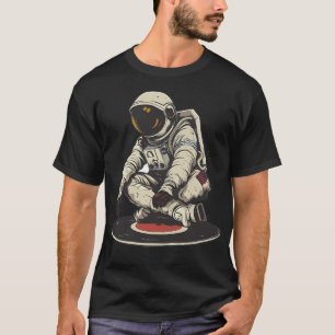 Camiseta Astronauta Record Music Vinyl