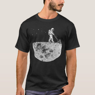 Camiseta Astronauta Remando A Design Da Lua