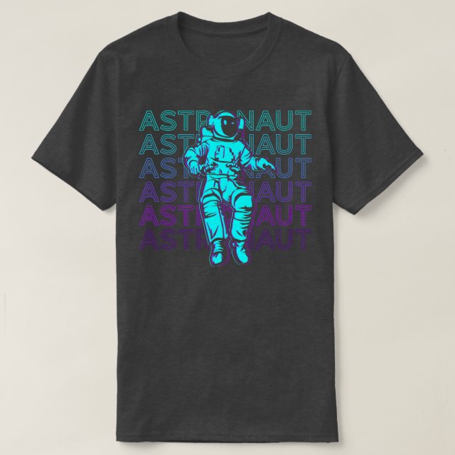 Camiseta Astronauta Retro Astronauta (Frente do Design)