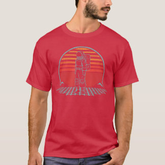 Camiseta Astronauta Retro Spaceman Vintage Presente Estilo