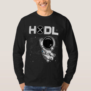 Camiseta Astronauta Ripple Xrp Coin Para A Cripto Da Lua