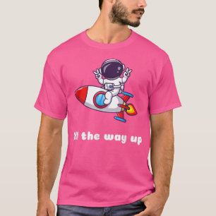 Camiseta Astronauta Rocket Comic Design - Presente até o fi