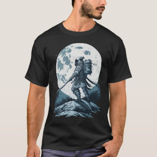 Camiseta astronauta samurai