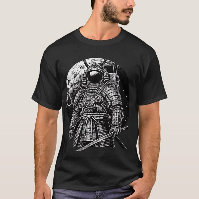 Camiseta Astronauta Samurai Luna (Frente)