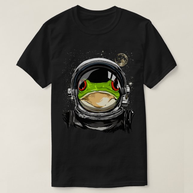 Camiseta Astronauta sapo Astronauta Espacial Exploration As (Frente do Design)