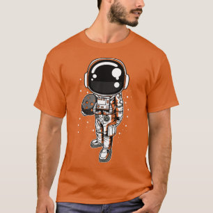 CAMISETA ASTRONAUTA SEGURANDO A LUA