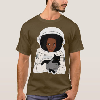 Camiseta Astronauta segurando Cat 1