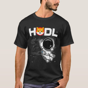 Camiseta Astronauta Shiba Inu SHIB Moin Para A Chorada Da L