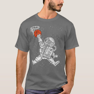 Camiseta Astronauta Slam Dunk - Espaço de Basquete