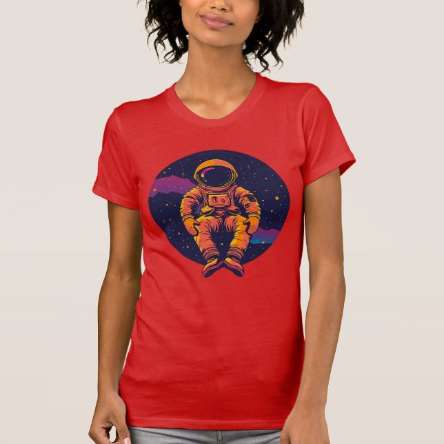 Camiseta Astronauta Sonhador Cósmico – Explore (Frente)