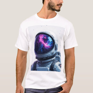 Camiseta Astronauta Sonhador - Desi-Camisa Espacial Minimal