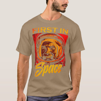 Camiseta Astronauta soviético do Cosmonauta Yuri Gagarin