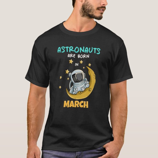 Camiseta Astronauta Space Galaxy , Nascer de aniversário de (Frente)