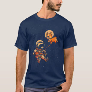 Camiseta Astronauta Space Lover Dog Cosmonaut Spaceman