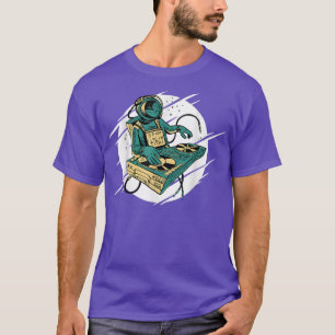 Camiseta Astronauta Space Music Dj T-Shirt