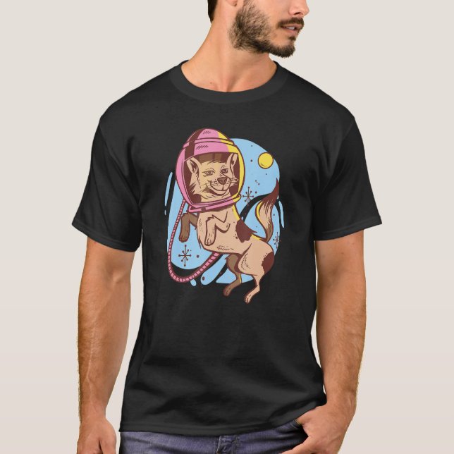 Camiseta Astronauta Spacedog Space Canine (Frente)