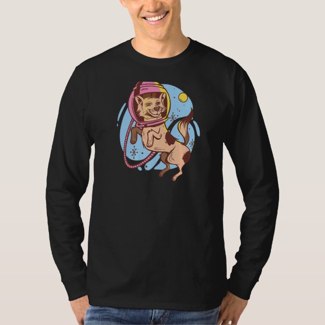 Camiseta Astronauta Spacedog Space Canine (Frente)