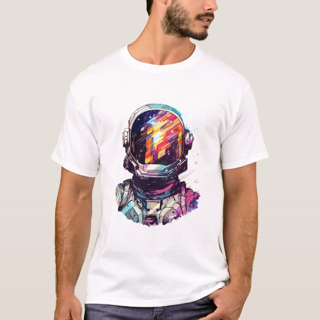 Camiseta Astronauta Spaceman World Space Discovery Adventur (Frente)