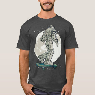 Camiseta Astronauta surfa dia, skates no espaço surf Univer