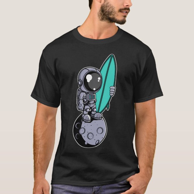 Camiseta Astronauta Surfer (Frente)