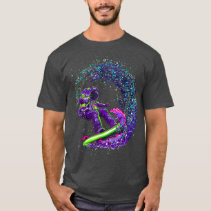Camiseta Astronauta Surfer Espacial Exterior Legal Camisa-T