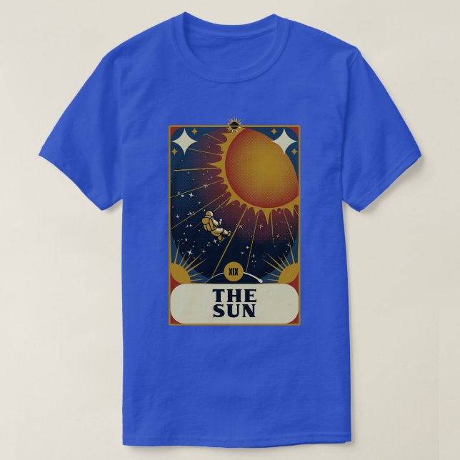 Camiseta Astronauta Tarot Sun por Tobe Fonseca (Frente do Design)