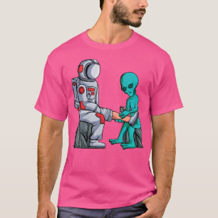 Camiseta Astronauta Tatuador alienígena Tatuando Ufo Lover 