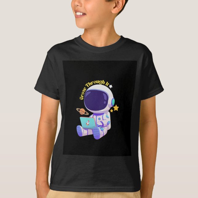 Camiseta astronauta tema espacial  (Frente)