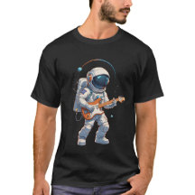 astronauta tocando violão