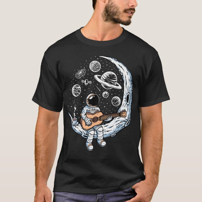 Camiseta Astronauta tocando violão (Frente)