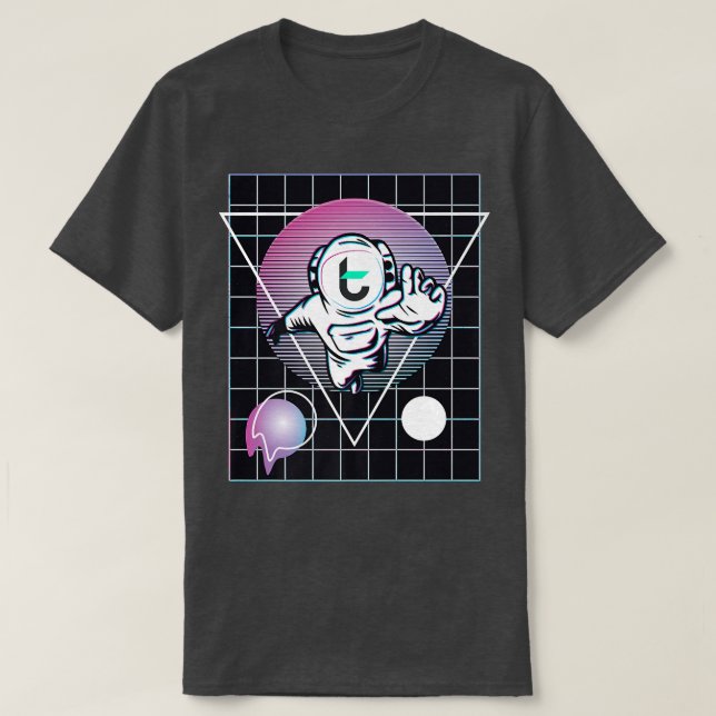 Camiseta Astronauta TomoChain (Frente do Design)