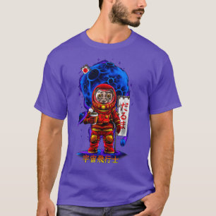 Camiseta astronauta x daruma