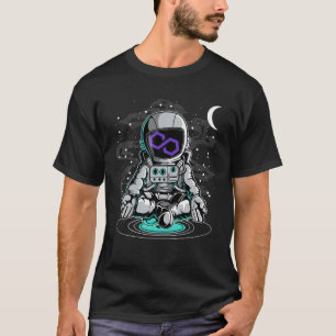 Camiseta Astronauta Yoga Polygon Moin Matic Moin To The Moo