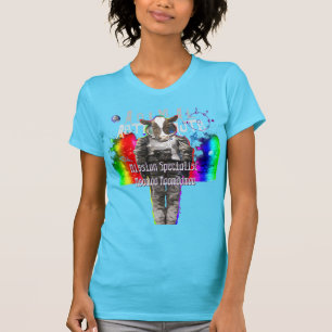 Camiseta Astronautas animais na vaca do especialista de
