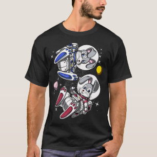 Camiseta Astronautas Coelhos Espaciais