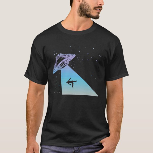 Camiseta Astronautas de UFO de Saucer Voadores são Aliens 1 (Frente)
