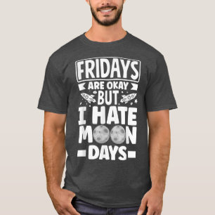 Camiseta Astronautas Espaciais Aerospace I Odeiam Dias de L