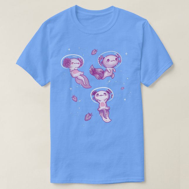 Camiseta Astronautas Espaciais Cutes Entre Estrelas (Frente do Design)
