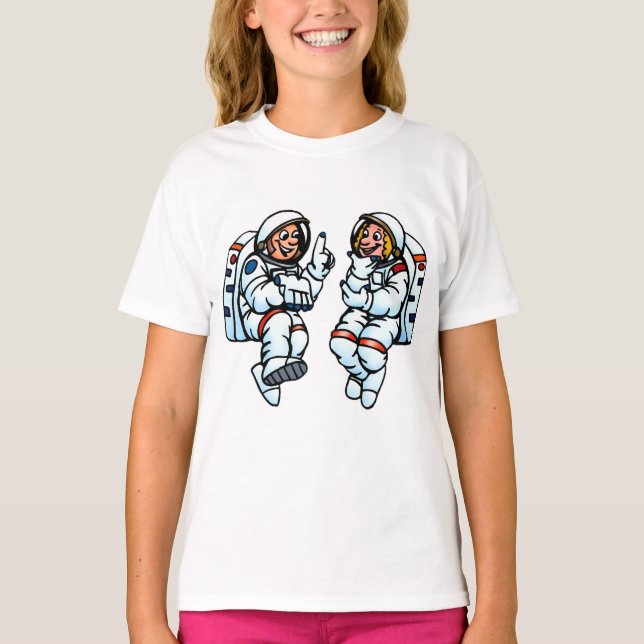 Camiseta Astronautas Garotas (Frente)