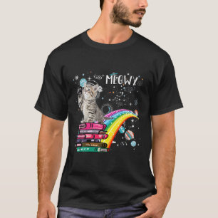 Camiseta Astronautas Meowy Registram Astronauta Tee Cat Ret