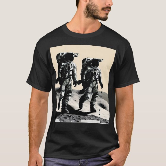 Camiseta Astronautas na Lua (Frente)