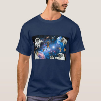 Camiseta Astronautas no Espaço