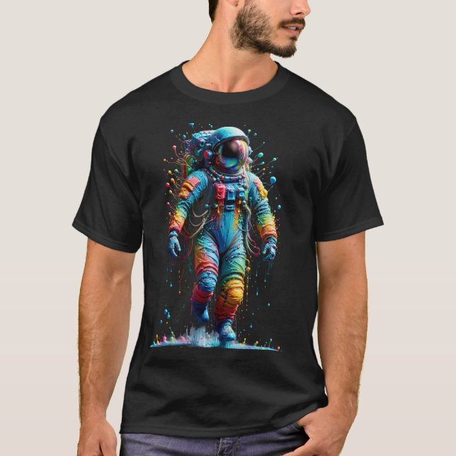 Camiseta Astronautas no Espaço (Frente)