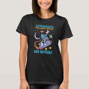 Camiseta Astronautas que não são veganos são meteoros Piad