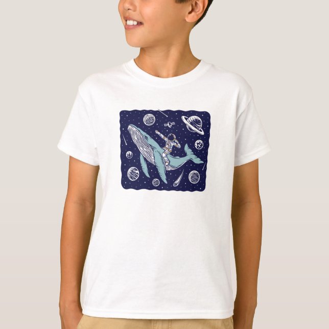 Camiseta Astronautas voam para o espaço (Frente)